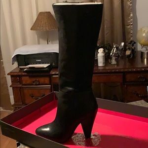 Knee high dress boots